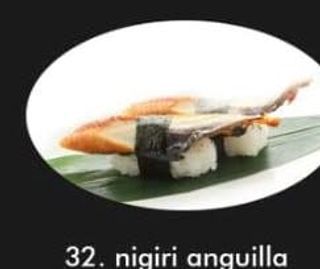 Nigiri di anguilla