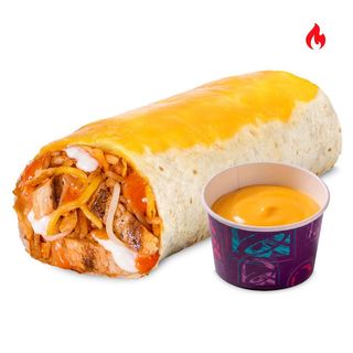 ¡NUEVO! Nacho Cheese Drip Burrito Picante