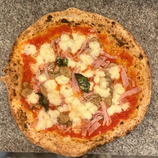 Margherita York y Champiñones (individual)