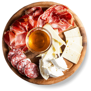 Tagliere misto salumi formaggi e sott'olio