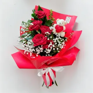 Ramo "Doce Surpresa" 5 Rosas