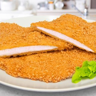 Ración de pechuga empanada