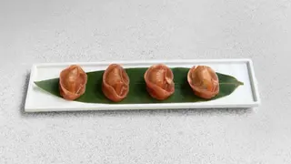 Pink Beef Gyoza