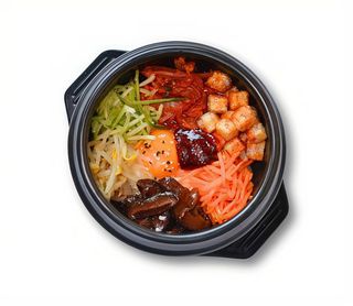 Bibimbap De Verduras Y Tofu