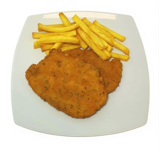 Pechuga de pollo empanada