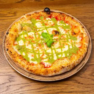 Pizza Margherita pesto genovese