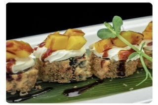 HF4. Hossomaki fritto Philadelphia mango