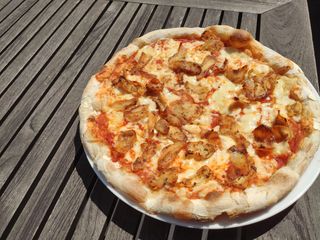 Pizza de Frango Kebab