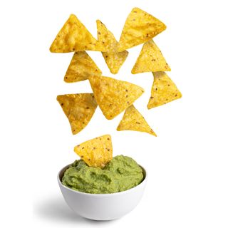 Nachos con Salsa Guacamole