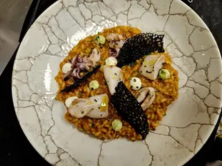 Arroz meloso de marisco
