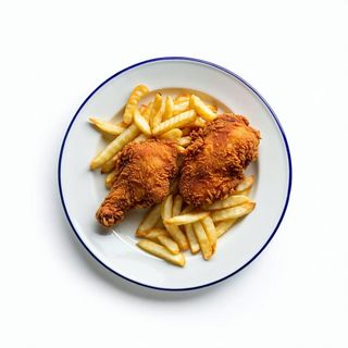 Pollo all’ americana con patatine