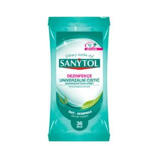 Toallitas Desinfectantes Multiusos sin Lejía Sanytol 30 Ud.
