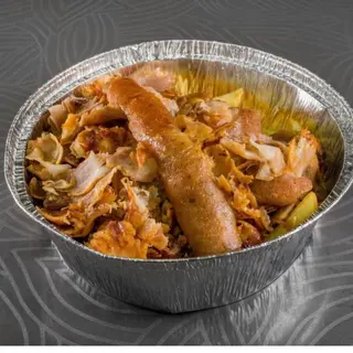 28. Tapa De Patatas Con Carne Kebab