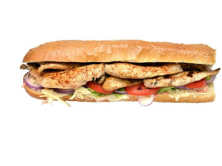 Bocadillo de pollo a la plancha