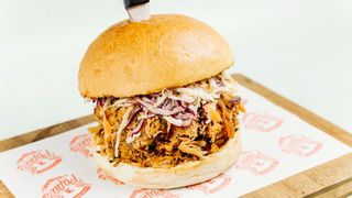 Pulled pork sandwich
