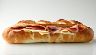 Prosciutto cotto e formaggio d'alpeggio