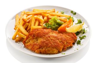Cotoletta con patatine