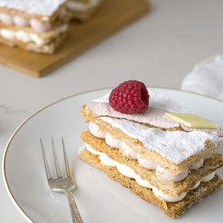 Milhojas De Frambuesa Y Mascarpone