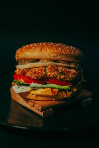 Pohovani vege burger