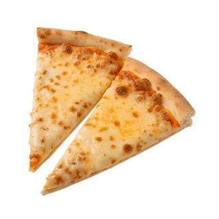 Pizza de jamón y queso (porción)