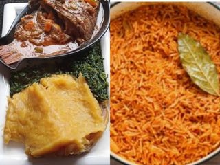 Whole Fresh Fish Stew With Matooke & Pilau