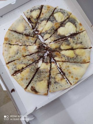 Schiacciata con Nutella e mascarpone