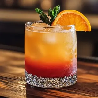 Sunset Mocktail Boba