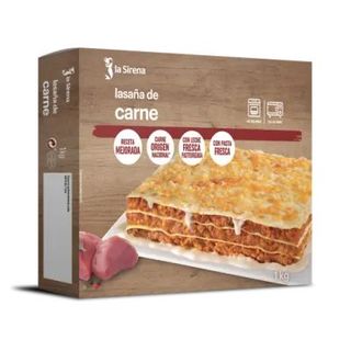 Lasaña De Carne Caja 1000 Gr.