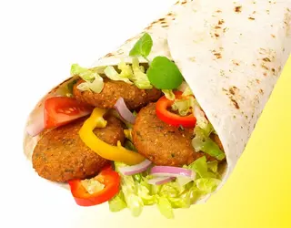 Falafel Rollo O Pan