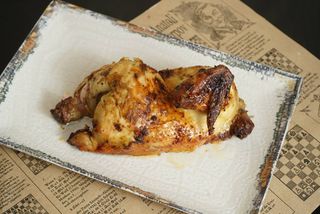 Menú Medio Pollo Asado