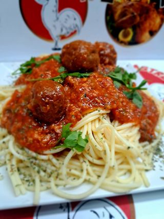 Spaguettis carne 