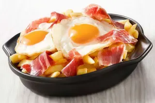 Huevos Rotos com Presunto