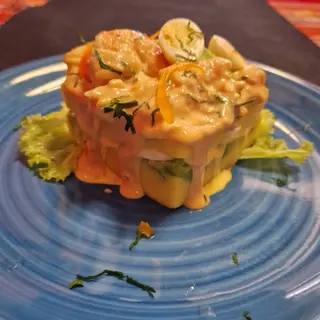 Causa de Langostinos 