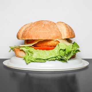 Hamburguesa De Pollo Especial Doble