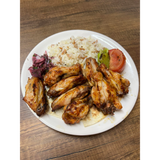 Пилешки крила с ориз (500г)