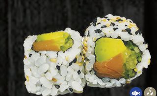 California De Salmón Y Aguacate (6 Uds.)