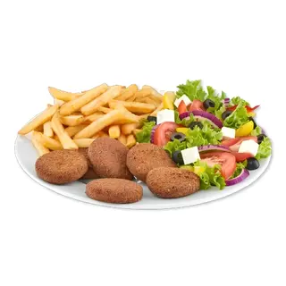 Falafel no Prato Menu