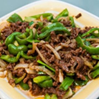 Ternera con Pimientos Verdes 