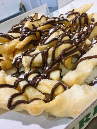 Straccetti con Nutella