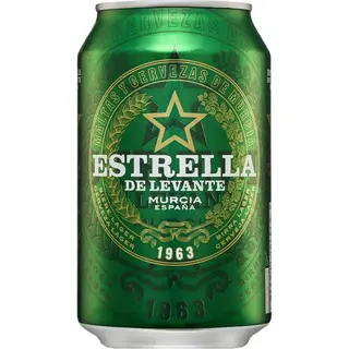 ESTRELLA DE LEVANTE CERVEZA LATA 33 CL