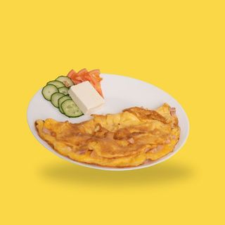 Omlet sa slaninom lunch