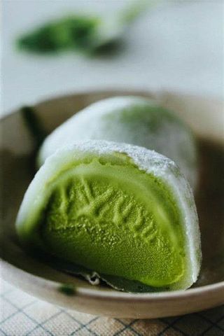 Mochi gelado chá verde