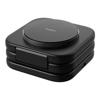 Cargador Magnético De Viaje Belkin Boostcharge Pro 3En1 15W + Funda - 0745883894529