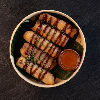 Rollitos De Pato con sweet chili