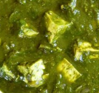 Palak paneer