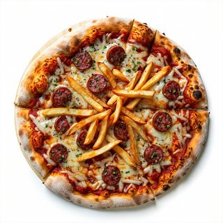 Würstel e patatine fritte