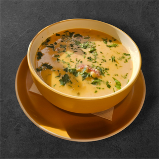 Supă de fasole cu afumatură