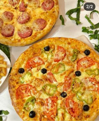 Пицца с курицей