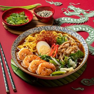 Рамен з креветками