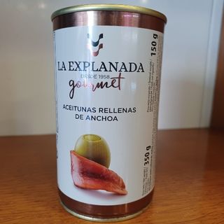 Olivas Rellenas De Anchoas Gourmet 150 G
